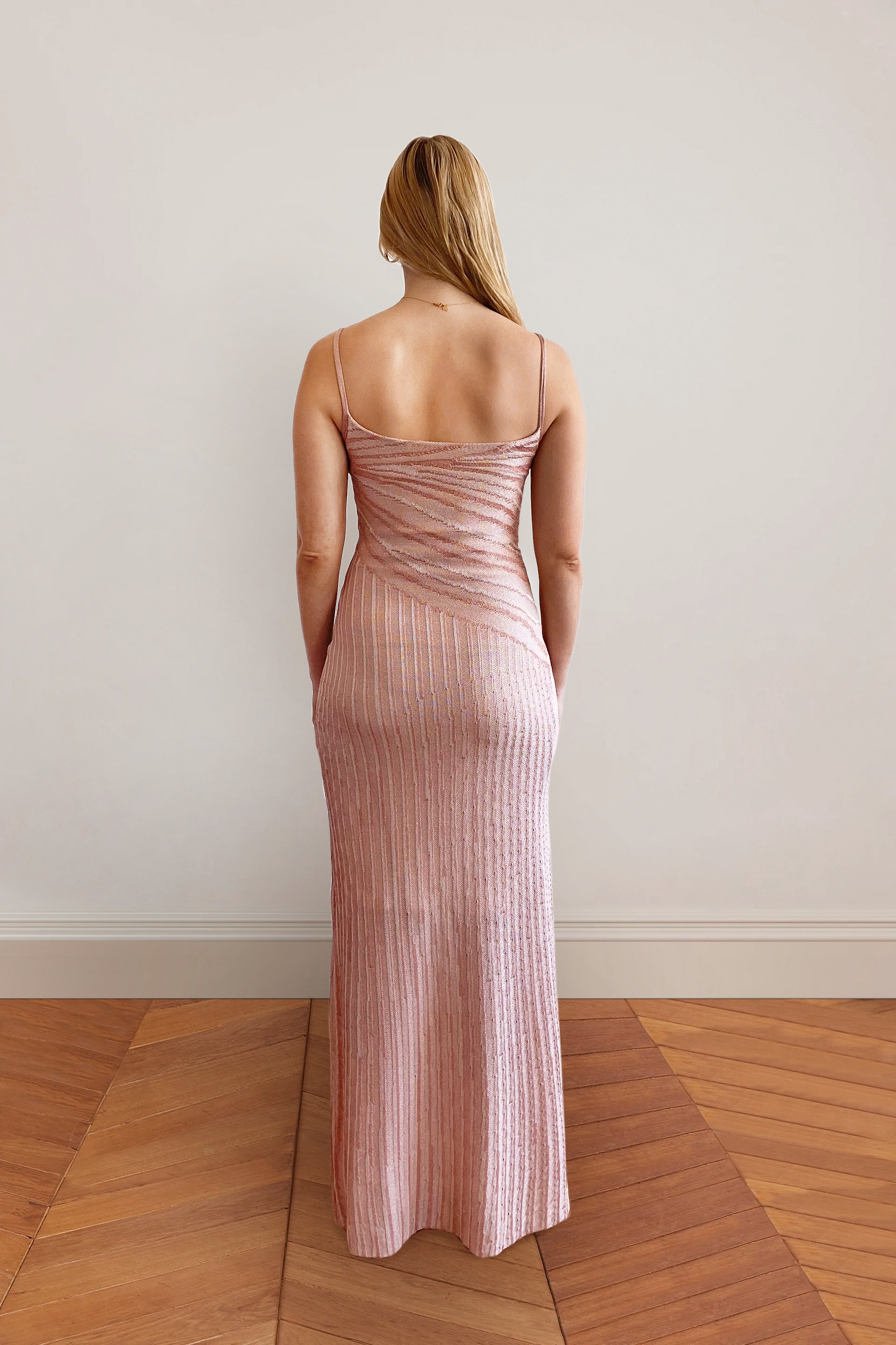 just cavalli metallic dress Just Cavalli Paillette-embellished Midi Dress