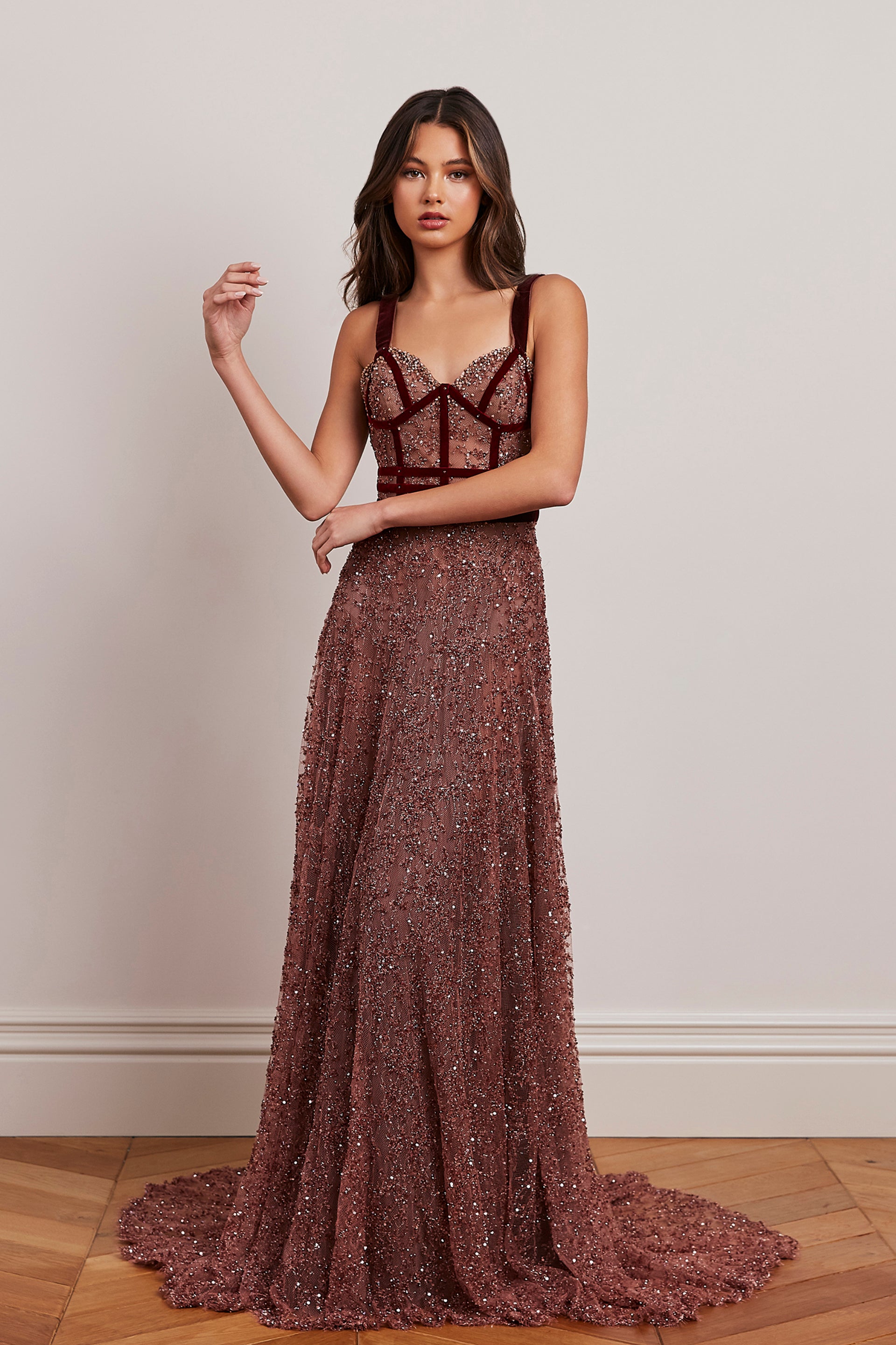 Eve Beaded Gown KLOVIA