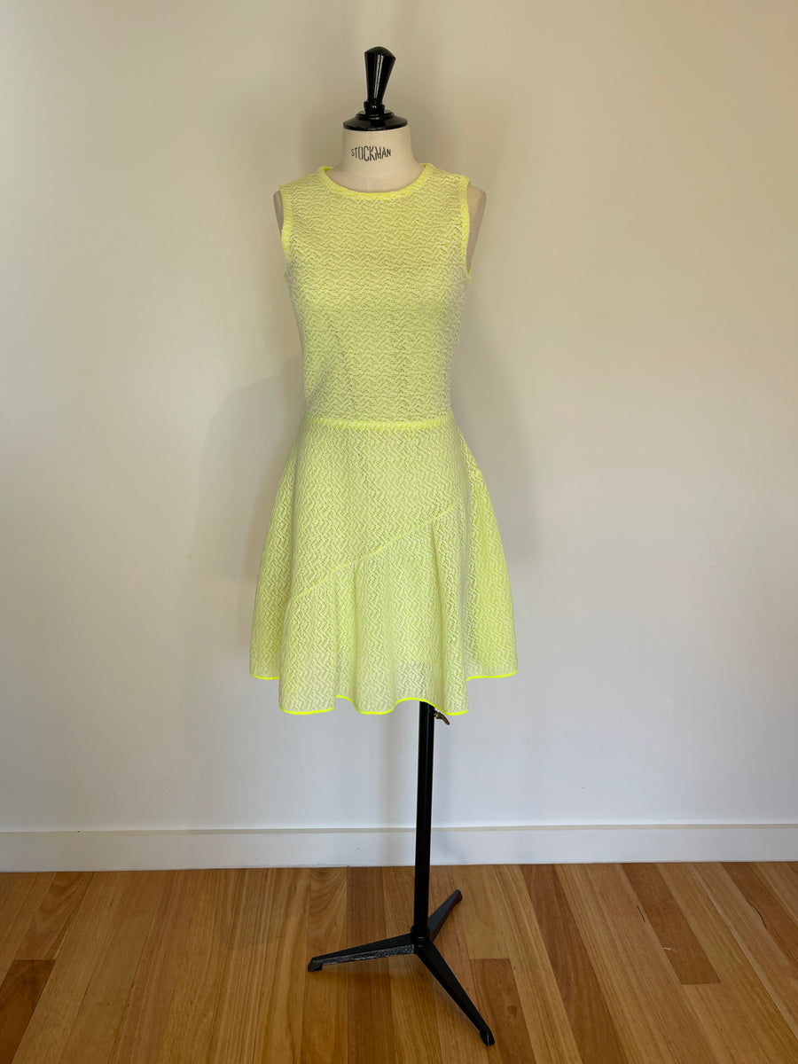 Christian Dior Lime Green Dress