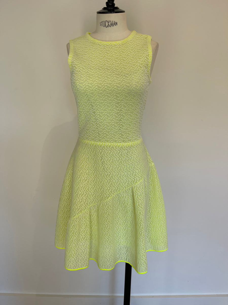 Christian Dior Lime Green Dress