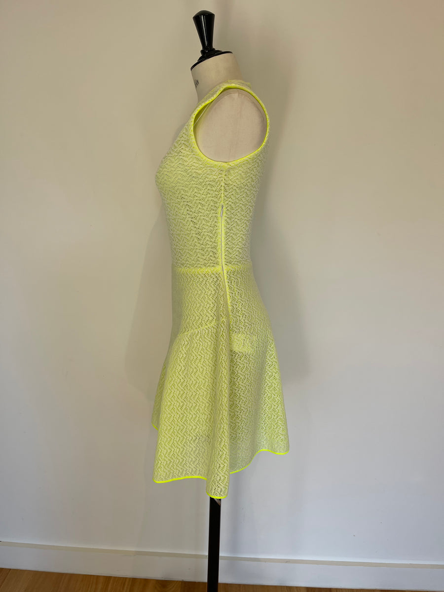 Christian Dior Lime Green Dress