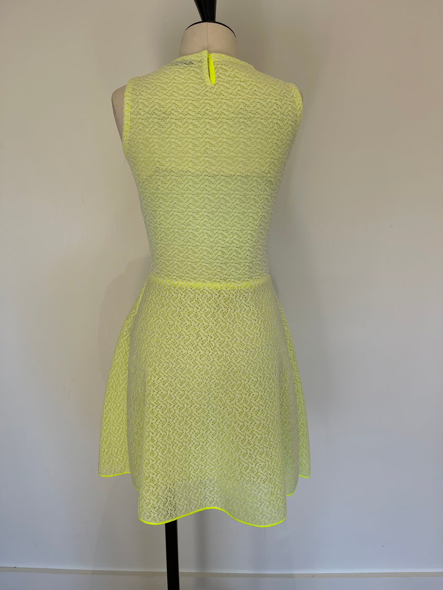 Christian Dior Lime Green Dress