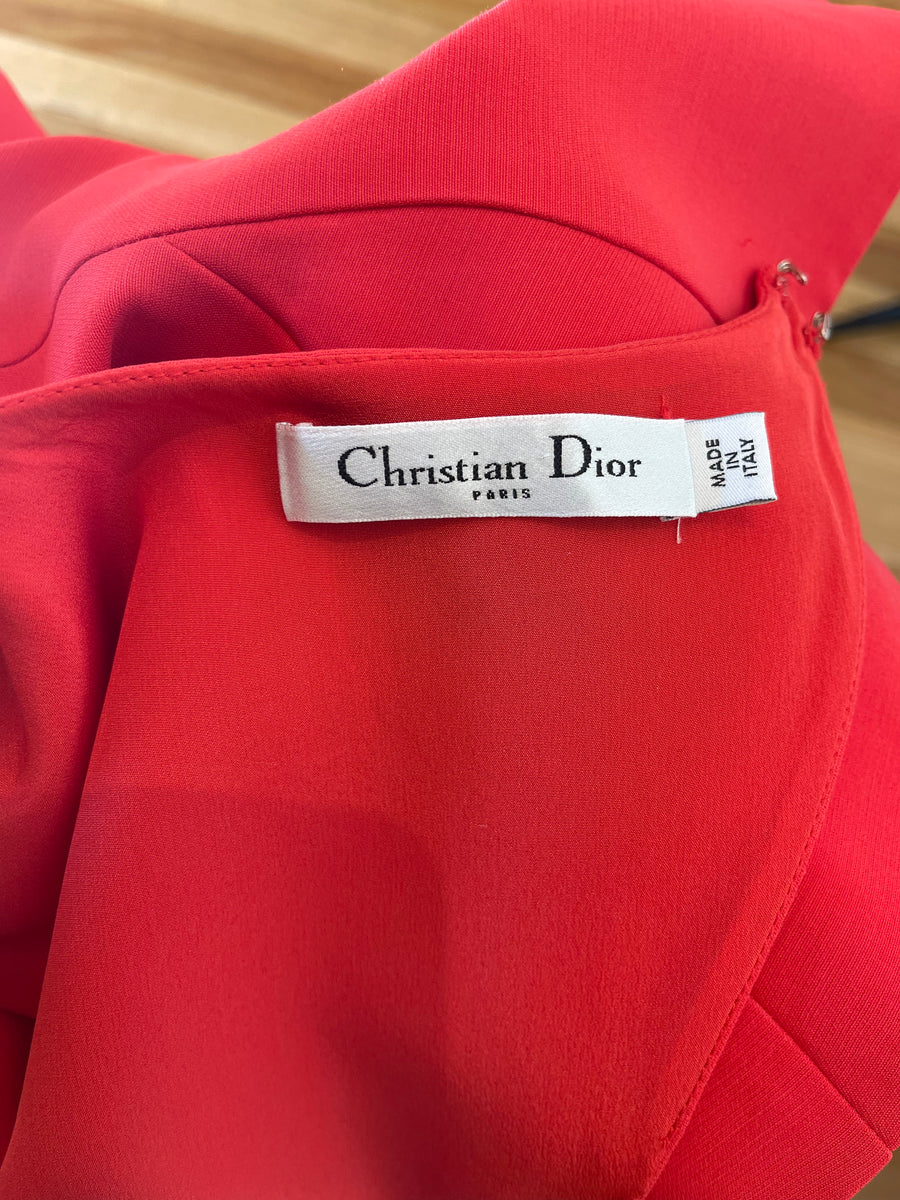 Christian Dior Red Timeless Dress - KLOVIA 