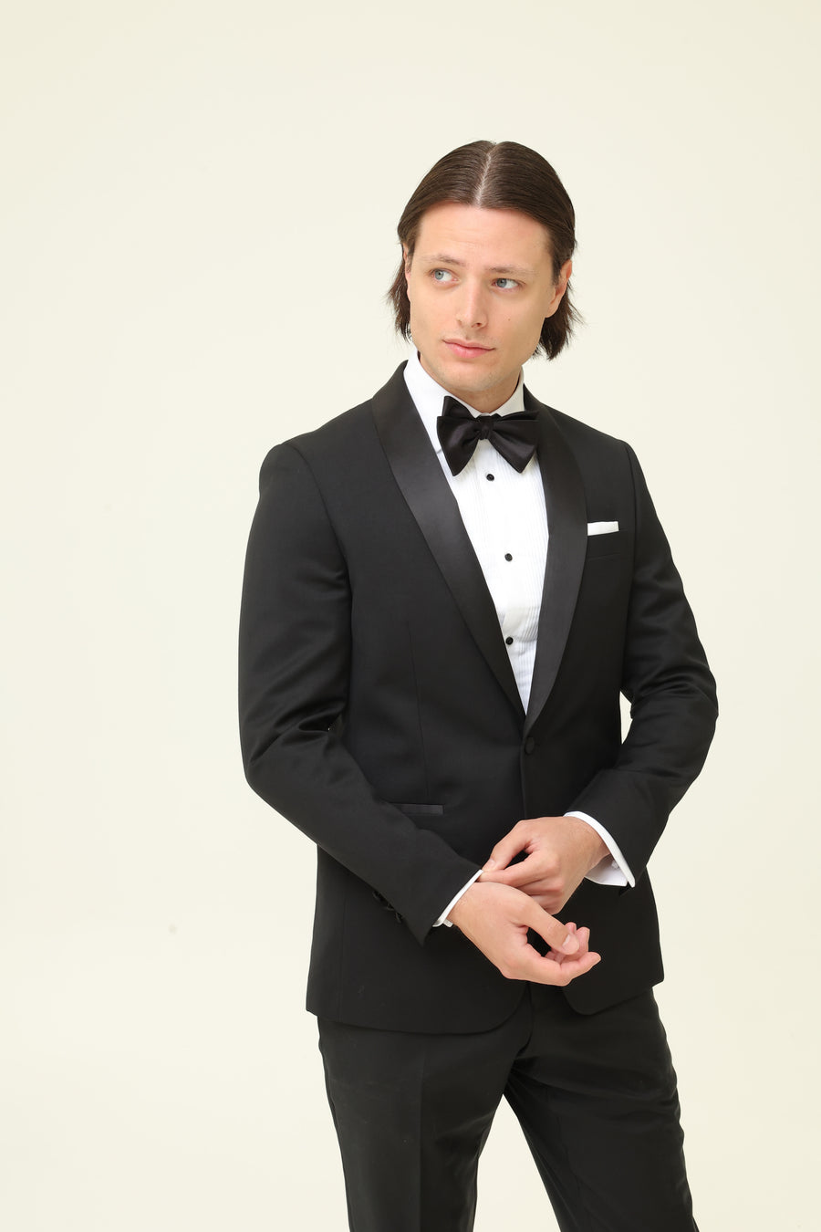 Black-Tie Shawl Lapel Tuxedo Suit Bundle