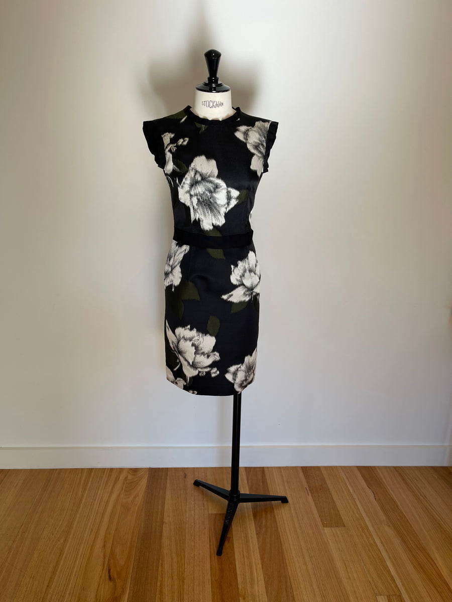 Lanvin Black flower Dress