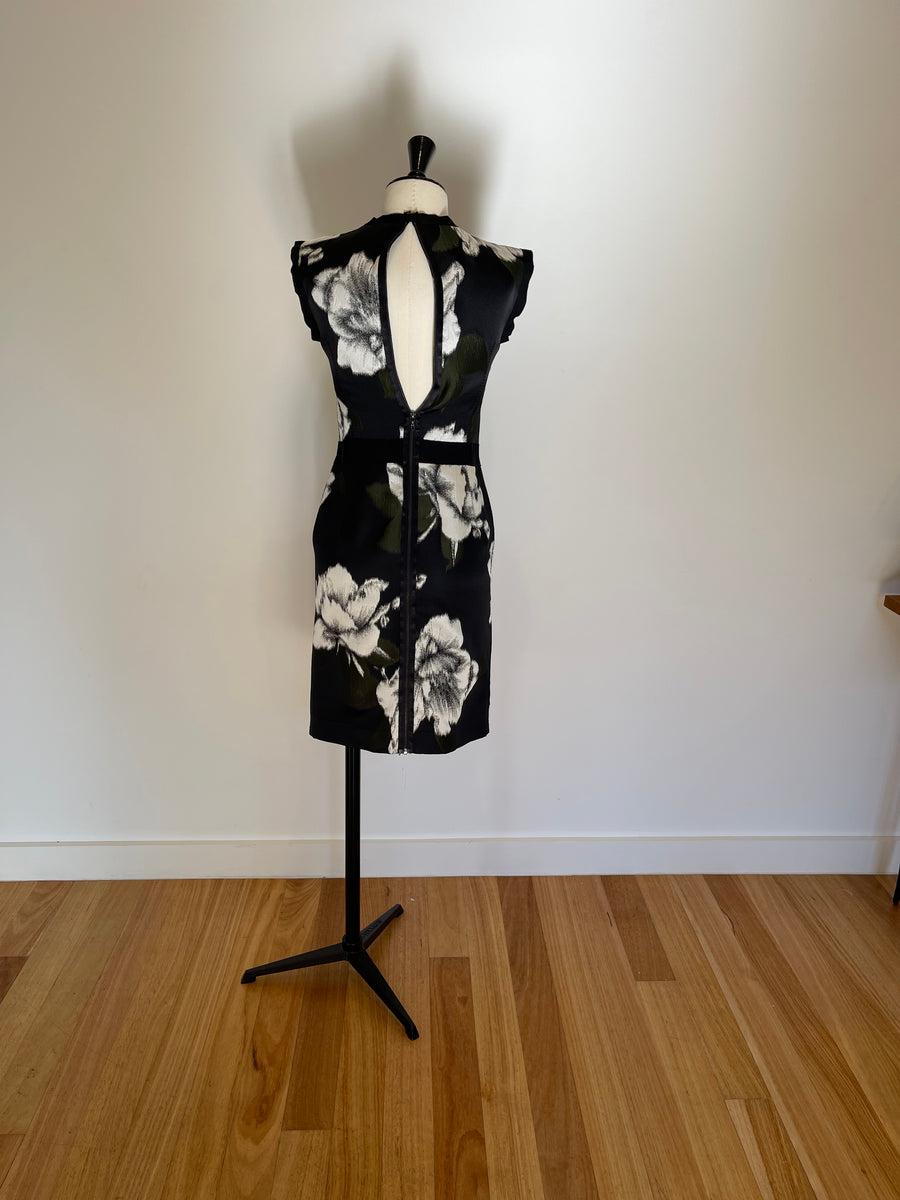 Lanvin Black flower Dress