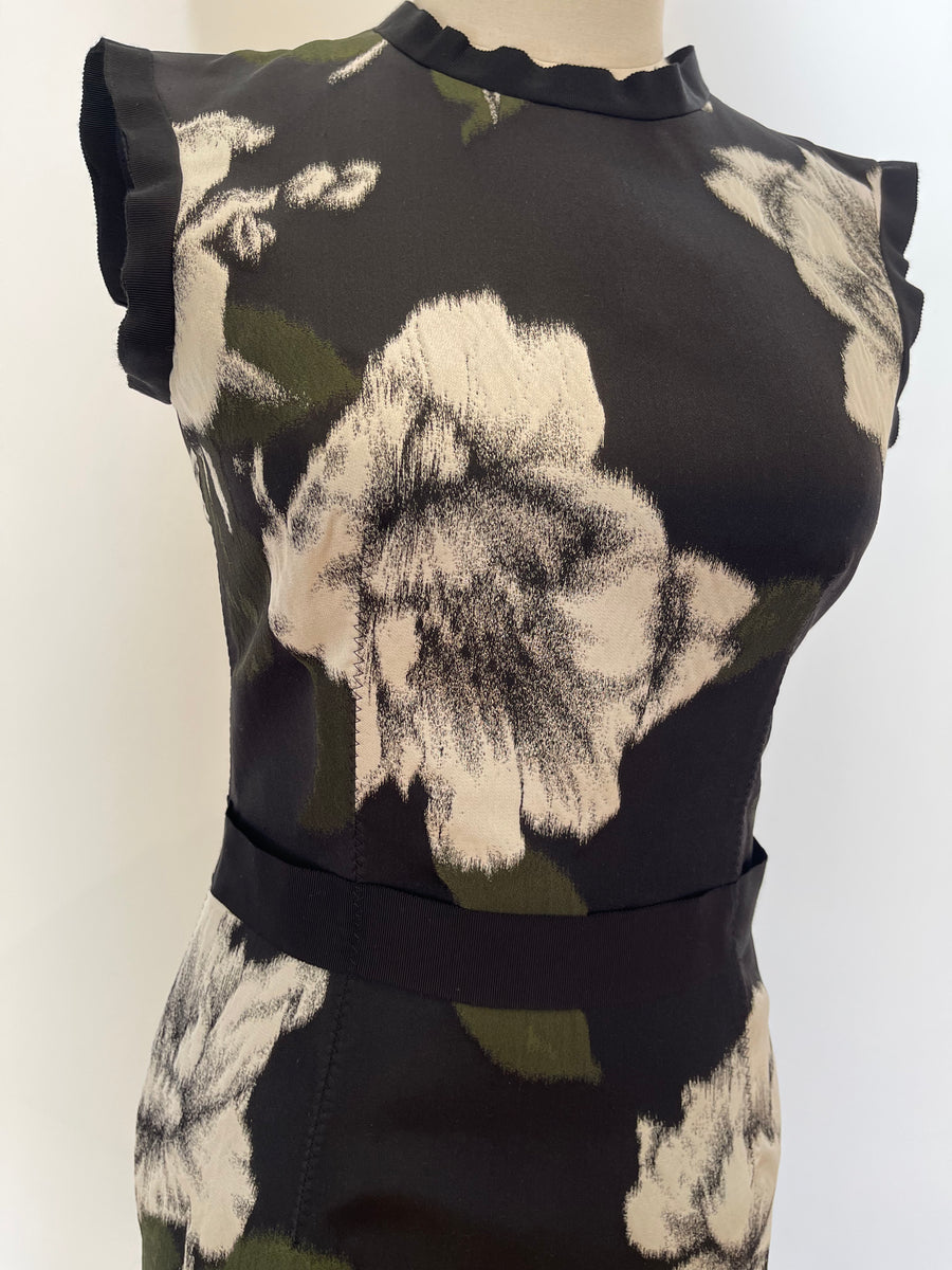 Lanvin Black flower Dress