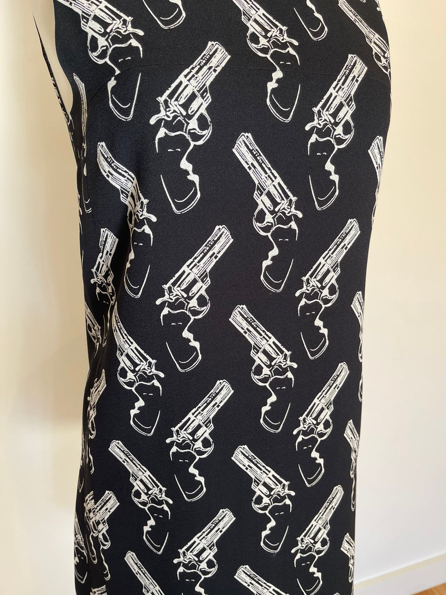 Saint Laurent Pistol-Print Dress