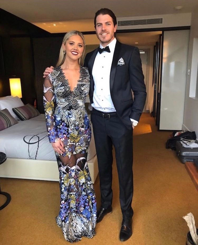Candice Gown - KLOVIA as seen on Hawthorn AFL Brownlow awards