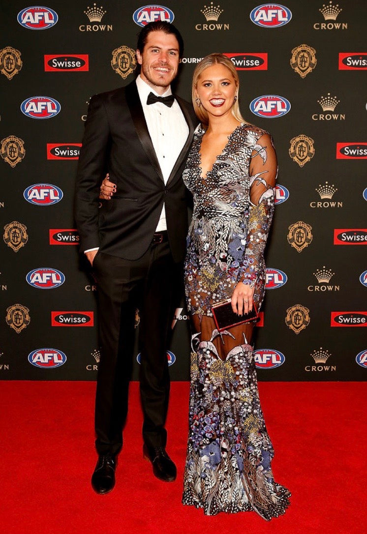 Candice Gown - KLOVIA as seen at the AFL Brownlow awards