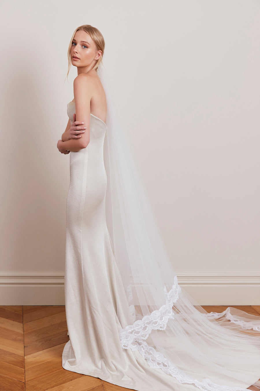 Jacinta Strapless Wedding Dress - KLOVIA 